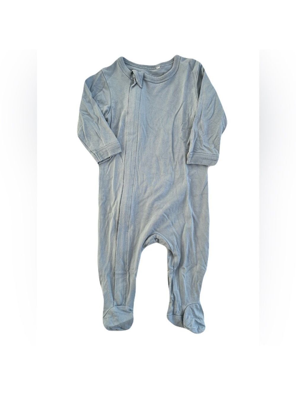Coccoli Blue Footie One Piece with Enclosed Feet